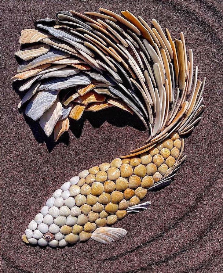 seashell sculptures