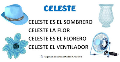 Poesía para niños del color celeste Imprimir