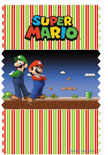 Etiquetas para Imprimir Gratis de Fiesta de Super Mario Bros.