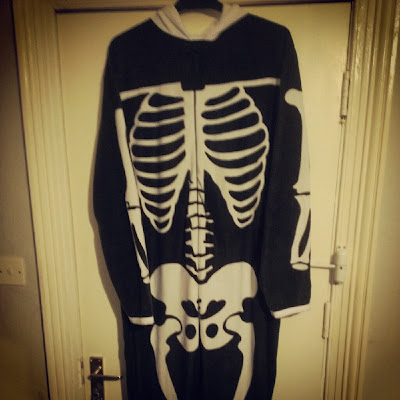 Primark skelleton onesie men