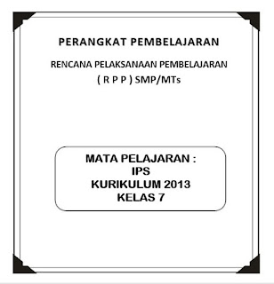 RPP K13 Mapel IPS Kelas 7 (Revisi)