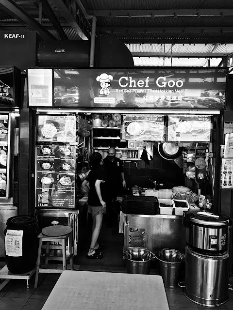 Chef Goo Red Sea Prawns Fried Hokkien Mee, Alexandra Food Village