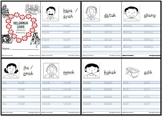 Prasekolah SK Ulu Kakus: LEMBARAN KERJA MENULIS (TEMA 