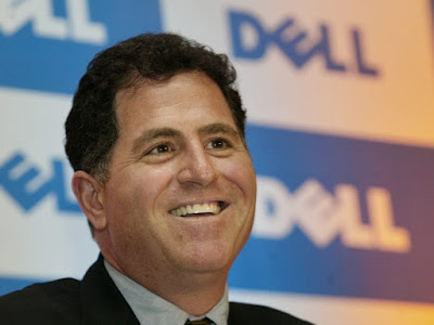 Michael Dell gives money away