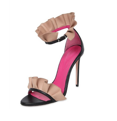 Oscar Tiye  Antoinette Ruffle Sandals