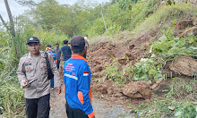 Bencana alam tanah longsor Desa Padang Bindu Muara Enim