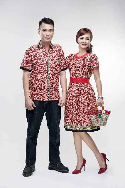  Baju  Batik Couple  Motif Masa  kini  Batik Bagoes Solo