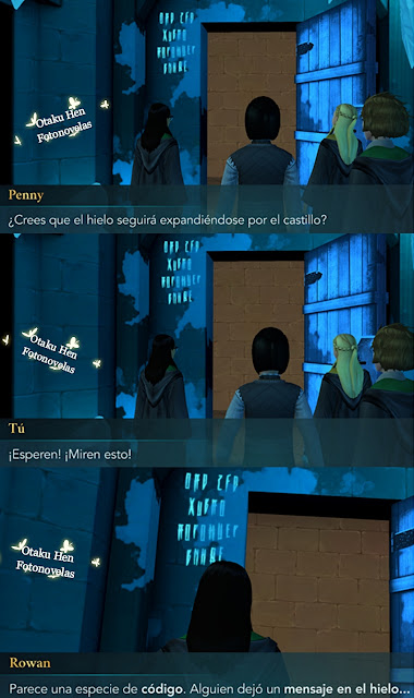 Hogwarts Mystery fotonovela hielo maldito