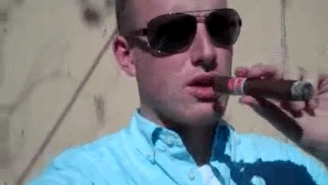 1/2 PimpCigar Sexy Young Yuppie Cigar Smoking Guy