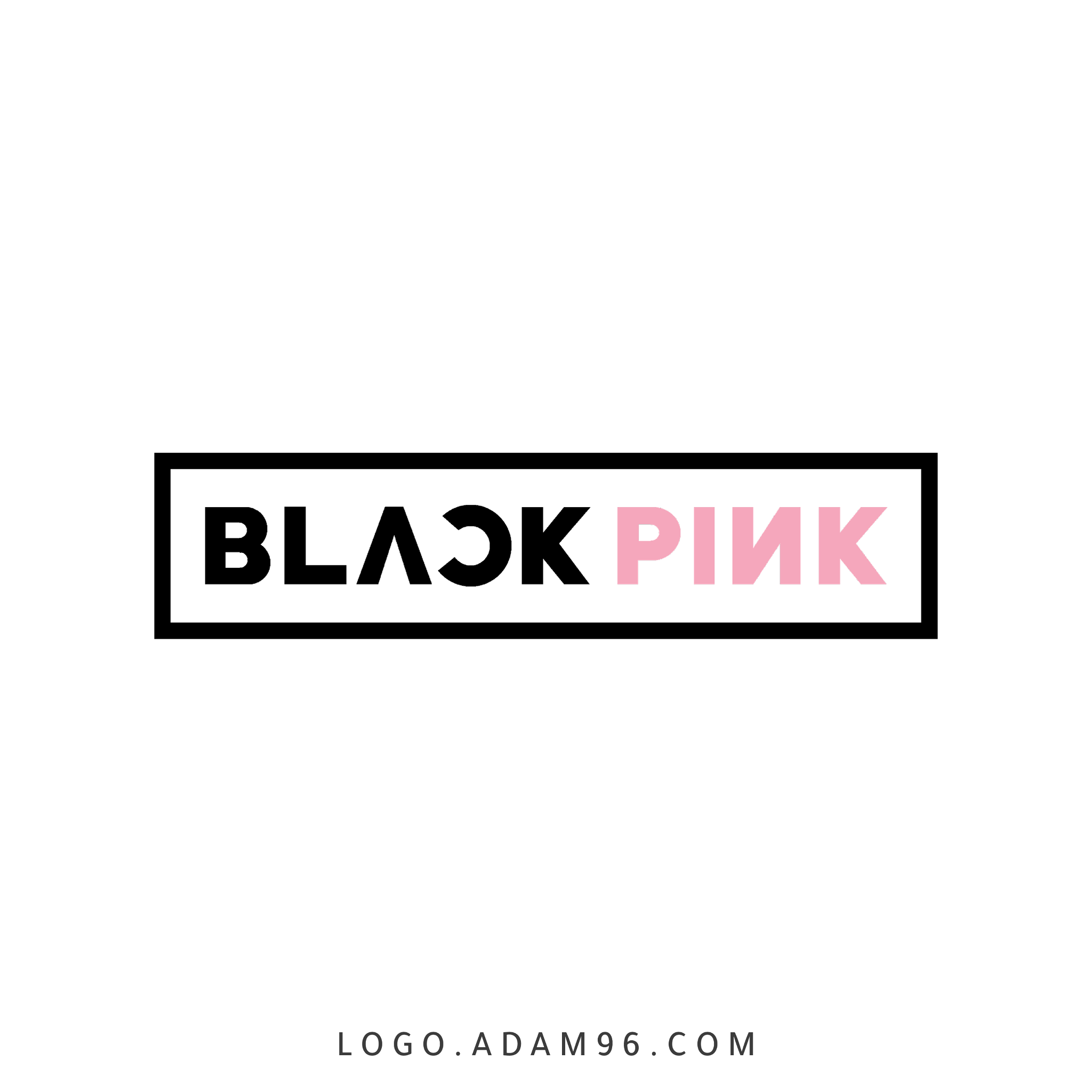 تحميل شعار بلاك بينك الاصلي شفاف BlackPink Logo PNG