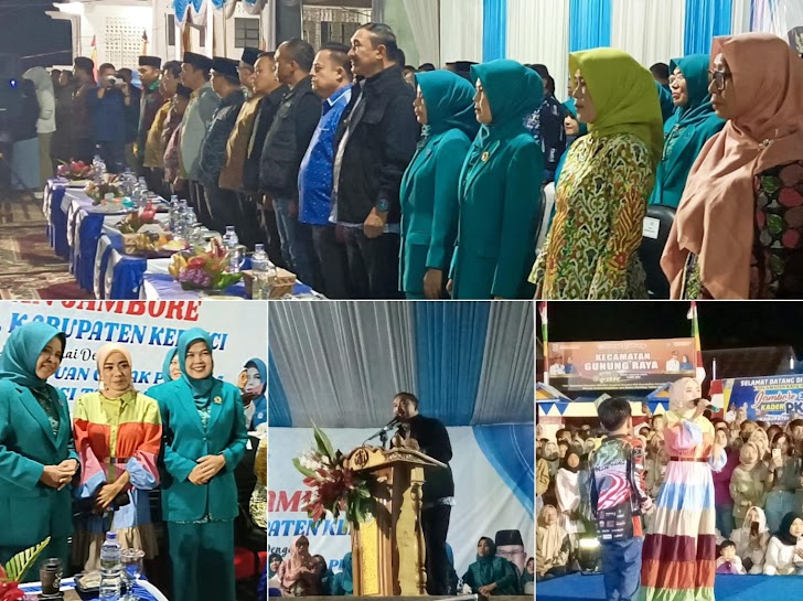  Pj. Bupati Asraf  Hadiri Penutupan Jambore PKK Tingkat Kabupaten Kerinci 