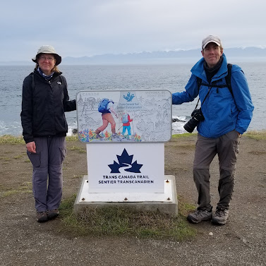 Sonya Richmond and Sean Morton Trans Canada Trail.