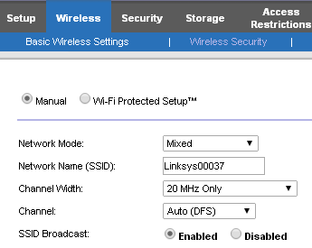 Linksys log into router
