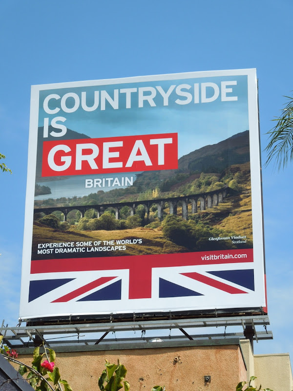 Visit Britain Countryside billboard
