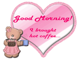 Good Morning Love with some Hot coffee, wishes
