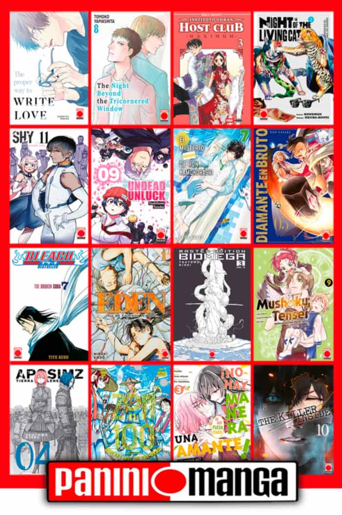 Novedades Panini Manga abril 2023