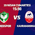 Amedspor Kahramanmaraş Maçı Canlı İzle