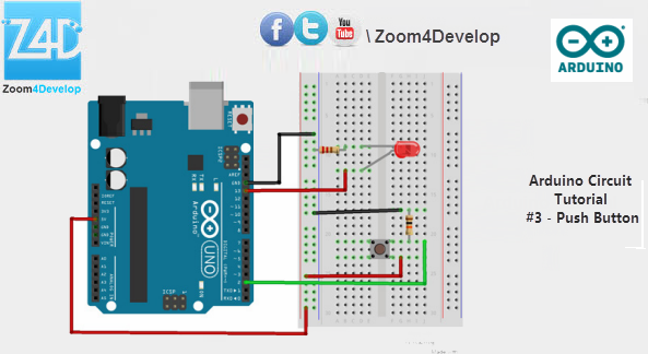 Arduino Tutorial - 3 – Push Button