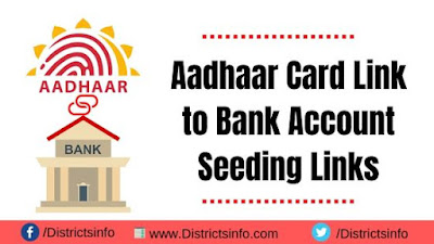Aadhaar Card Link to Bank Account Seeding Links