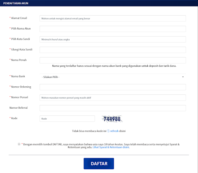 Daftar SBOBET