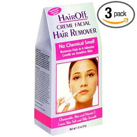 4 minute brush-on facial creme hair remover