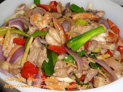 Pork and Prawn Stirfry