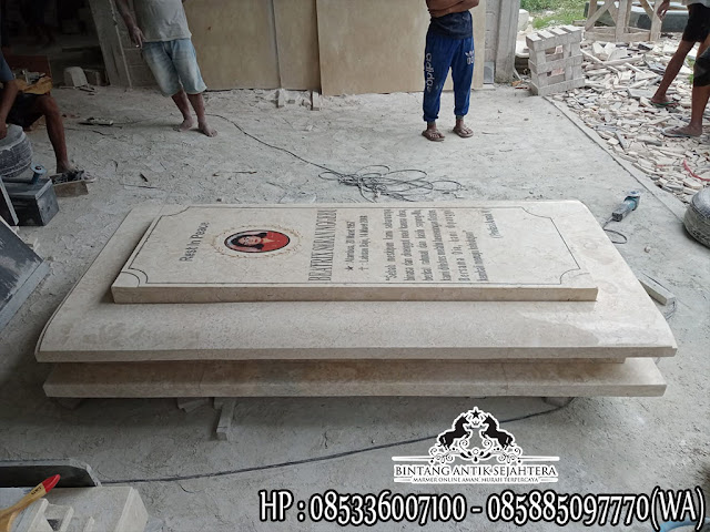 Promo ! Kijing Makam Marmer Brand Bintang Antik Sejahtera Model Terbaru