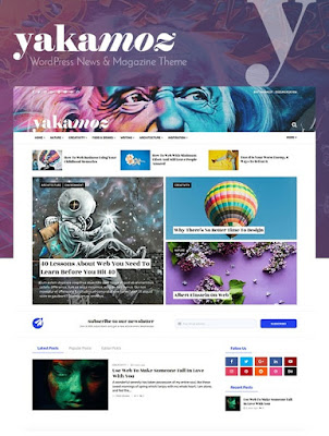 Yakamoz - Magazine and Blog WordPress Theme For Business