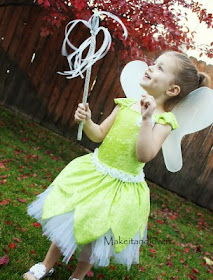 Tinker Bell Costume Sewing tutorial