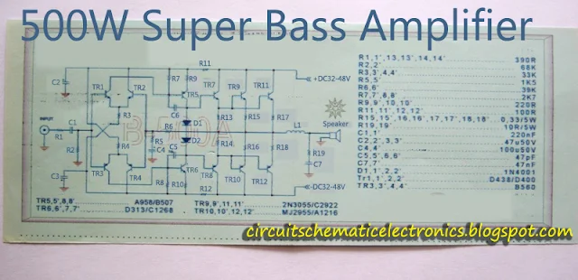 Super Bass Power Amplifier 2SC2922-2SA1216