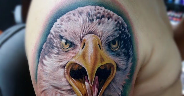 Eagle Tattoo Transparent - Eagle Head Tattoo Png Clipart (#2244142) - PikPng