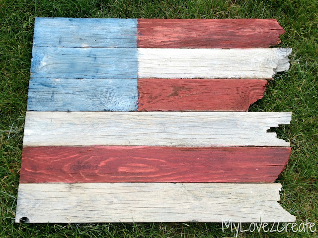 MyLove2Create, Scrap Wood American Flag