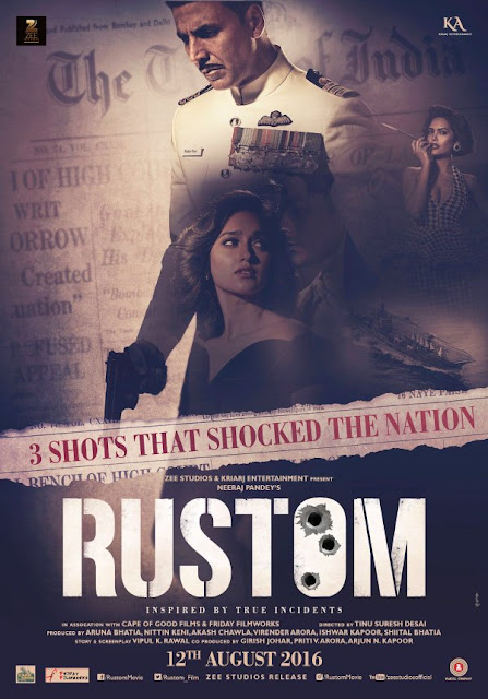 'Crime, Passion Or Crime Of Passion?': The lastest poster of the movie ‘Rustom’ is revealed.