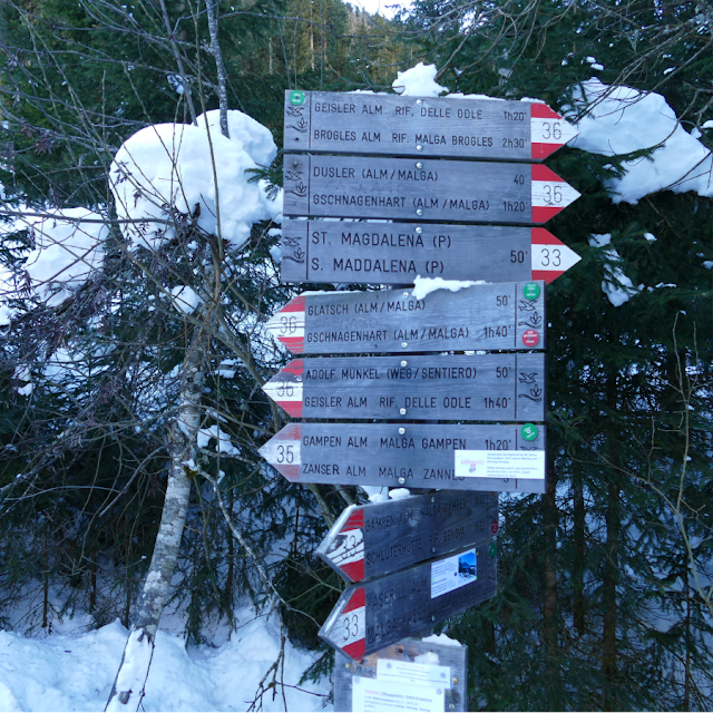 val di funes escursioni invernali ciaspole