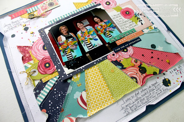 " My Goals" layout by Bernii Miller for Scrapping Clearly design Team using the Shimelle Lane Star Shine collection.