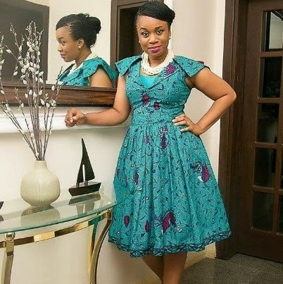 Simple Ankara Style Short Gown