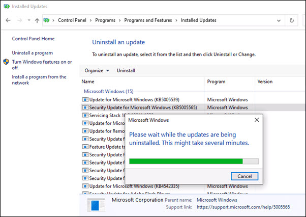 Uninstall Windows Update - ITSTAFF.web.id
