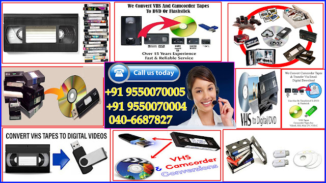 OLD VHS ,DVC,HI8, S-VHS, VHS-C, Digital8, Video8, miniDV,SD/HD.Audio Cassette.