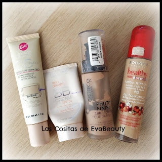 base de maquillaje, cc cream, bb cream, makeup, maquillaje, Bell, Bourjois, Oriflame, Catrice, terminados, productos terminados, acabados, empties, opinion, review, reseña, blog de belleza, beautyblogger, microinfluencer, blogger, nuevo post, new post, low cost