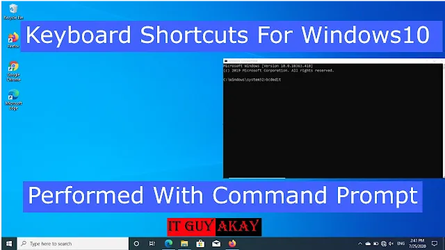 shortcut key for windows 10