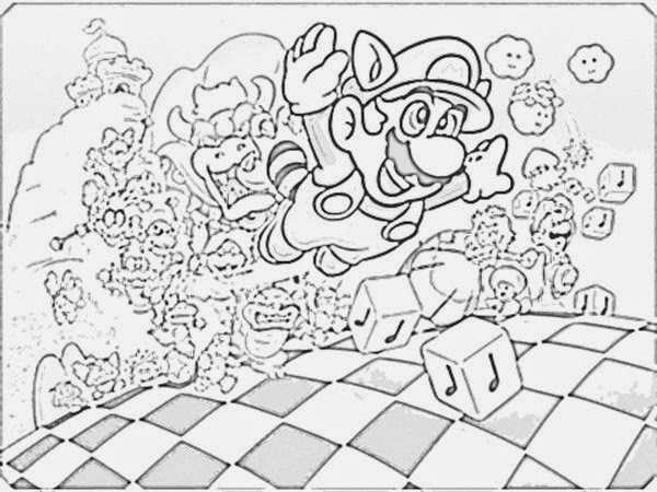 New Coloring Pages Online Coloring Super Mario Bros Coloring Pages For Kids