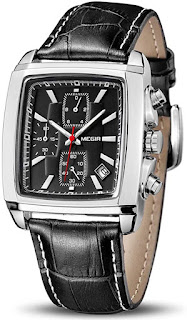men's rectangular chronograph watches
