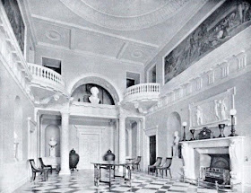 Entrance Hall, Bowood House  from The Architecture of Robert and James Adam by AT Bolton (1922)