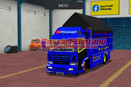 Mod Bussid truck B1Bk4 Terpal Segitiga