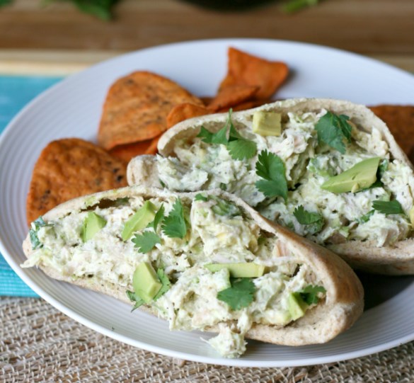 Healthy Avocado Chicken Salad 