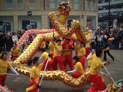 Dragon Dance in Chinese New Year Parade