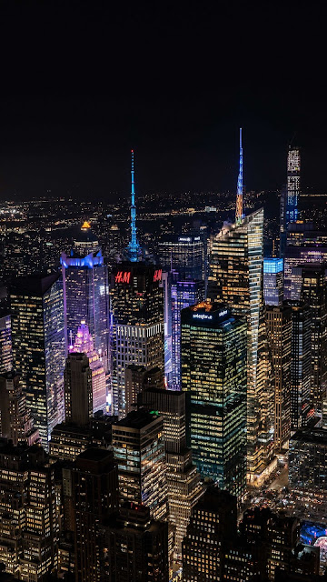 City Night, Lghts, Buildings