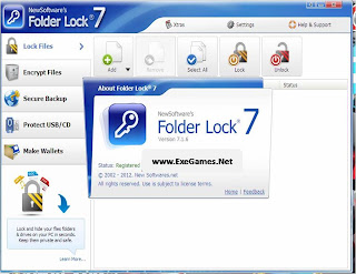Folder Lock 7.1.6 + Key Free Download