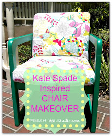 Kate Spade Inspired Chair Makeover