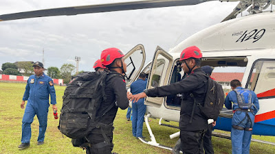 Polri Sisir Lokasi Desa Diduga Terisolir Pakai Helikopter dan Drone